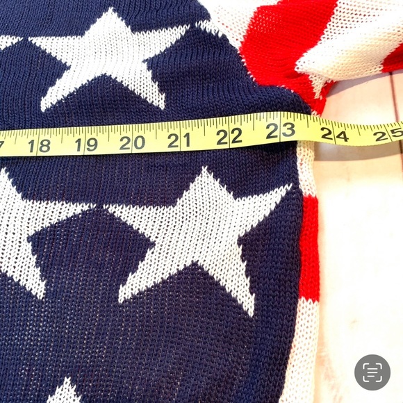 The Classic American Flag Stars and Stripes Americana Sweater Size Medium - Picture 6 of 8